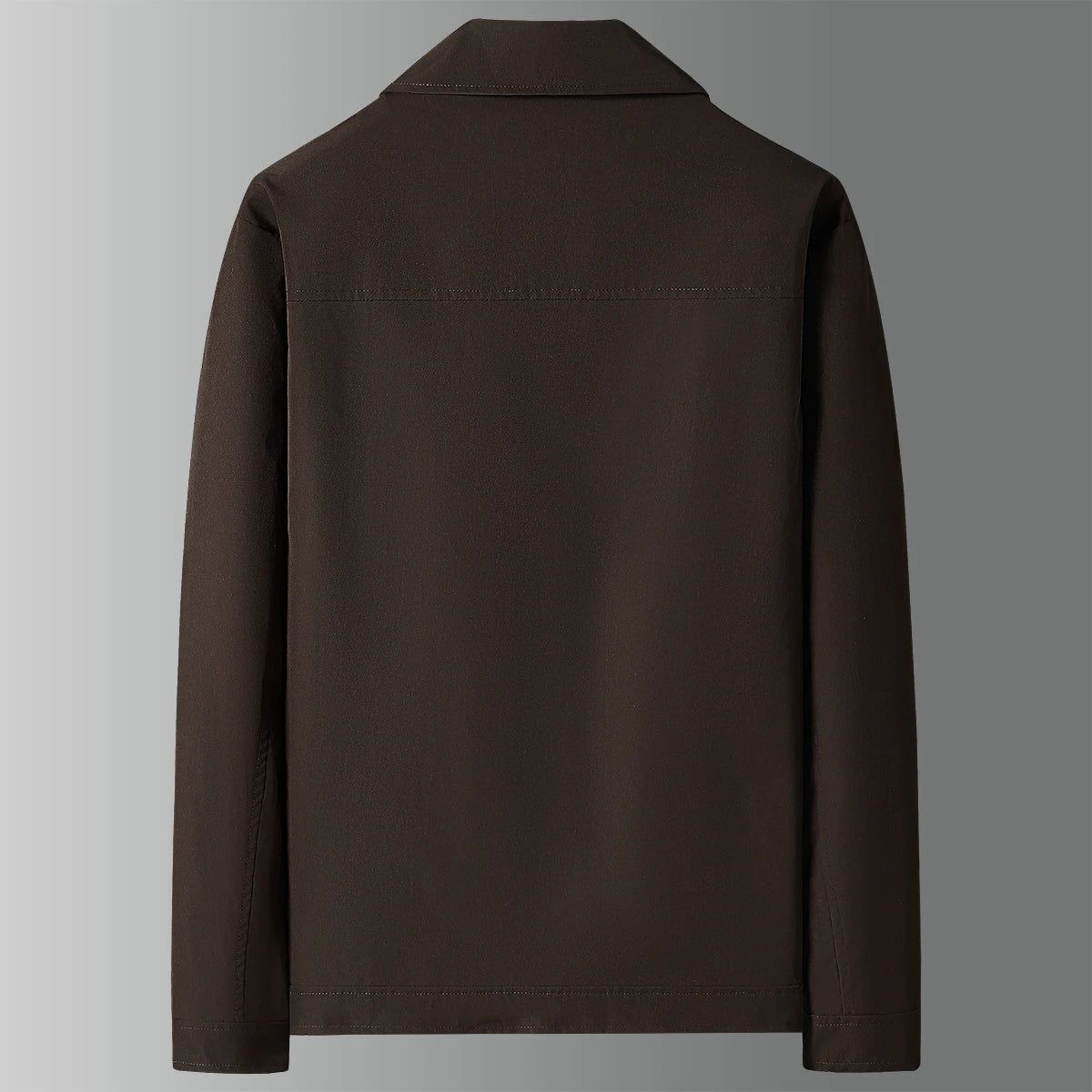 Men's Business Casual Jacket Brand Zipper Thin Spring Autumn Simple Solid Fashion Male Blazer Coats